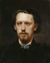 Portrait de Heinrich Anton Heger 1832-1888, 1861