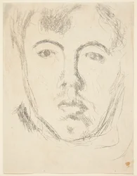 Autoportrait. Tête de face