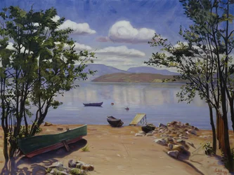 Vue sur Mjøsa