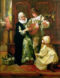 Sa première leçon de musique