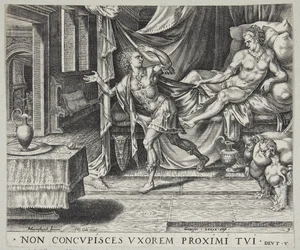 Joseph fuyant la femme de Potiphar