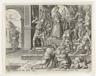 La reine Athalie fait tuer les enfants royaux (Histoire de Joas et de la reine Athalie)