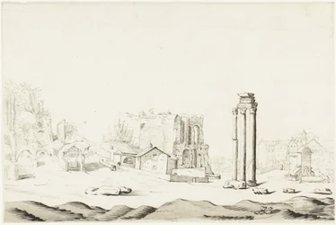 Ruines du Campo Vaccino dans le Forum Romain