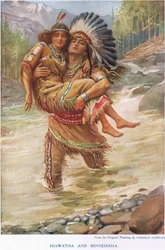 Hiawatha et Minehaha