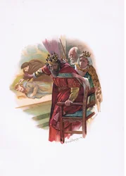 Reine Gertrude, illustration de Hamlet