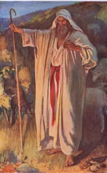 Le buisson ardent, illustration de Pictures That Teach The Crown Series, 1920