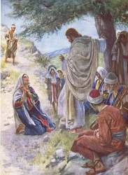 La foi de Marthe, illustration de Pictures That Teach The Crown Series, 1920