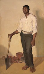 Portrait du jardinier noir, vers 1905