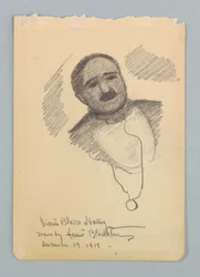 Étude pour portrait, Vicente Blasco Ibáñez