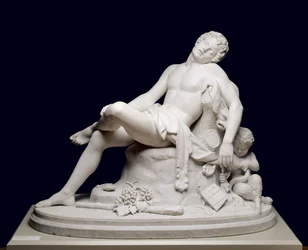 Le Faune endormi, modelé en 1864, sculpté vers 1870