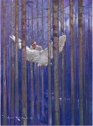 Le hibou et Gilbert ont fait de splendides promenades au clair de lune (de The Forest Foundling)
