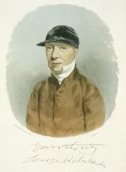 George Osbaldeston, gravé par J.B. Hunt