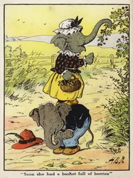 « Bientôt, elle avait un panier plein de baies »