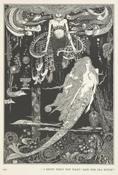 La Petite Sirène. "Je sais ce que tu veux," dit la Sorcière de la mer.