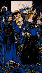 Les reines de Saba, Meath et Connaught Illustration par Harry Clarke de 