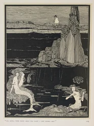 Très près! "Tout seul, parmi ces rochers - une nuit, j