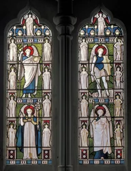 Minley, St Andrew, James Powell & Sons, Harry Ellis Wooldridge, Anges & Archanges, 1870