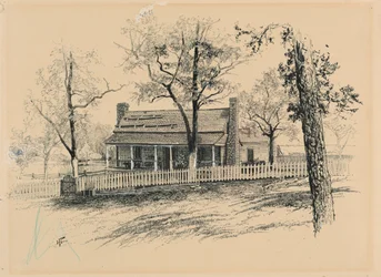 Ferme de H. P. Bottom près de la position de Rousseau