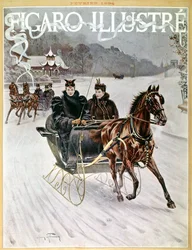 Traineau sur la neige