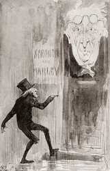 Illustration pour Un chant de Noël des Livres de Noël de Charles Dickens