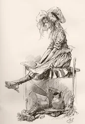 Illustration pour le roman de Charles Dickens Le Magasin d