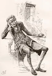 Illustration pour The Old Curiosity Shop de Charles Dickens