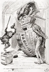 Illustration pour le roman de Charles Dickens Le Magasin d