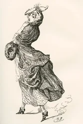 Illustration pour le roman de Charles Dickens Barnaby Rudge