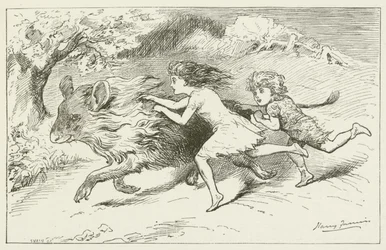 Illustration pour Sylvie et Bruno par Lewis Carroll