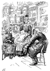 M. Riah et Mlle Wren aux Six Jolly Fellowship Porters, 1912