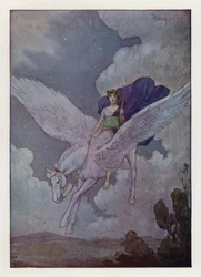 Bellérophon et son cheval aux ailes d
