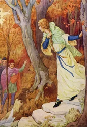 Marian a accouru (lithographie couleur)
