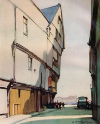Vieux bâtiment, vers 1933