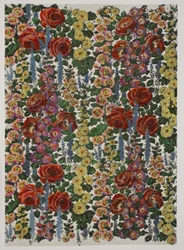 Rose trémière et roses, pub. 1933