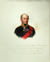 Portrait de Dmitri Vassilievitch Vassiltchikov 1778-1859 de l