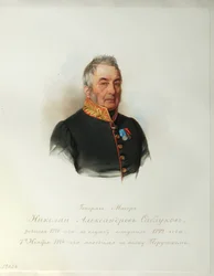 Portrait du général Nikolaï Alexandrovitch Sabloukov 1776-1848, de l