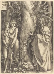 Adam et Ève se cachent, 1540