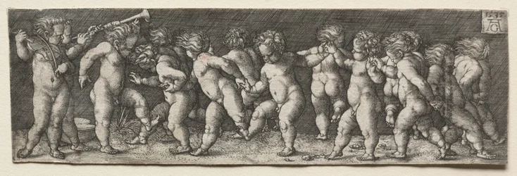 Quinze enfants nus dansant, 1535