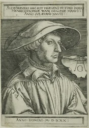 Heinrich Aldegrever, âgé de 28 ans