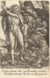 Hercule combattant l