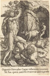 Hercule tuant Cacus
