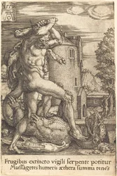 Hercule tuant le dragon