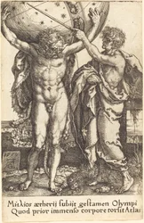 Hercule et Atlas, 1550