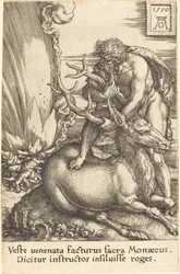 Hercule et la biche, 1550