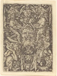 Ornement avec masque, 1549