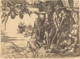 Le riche emporté par le diable