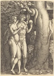 La tentation par le serpent, 1540
