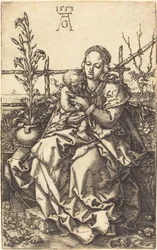 La Vierge assise
