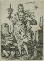 Richesse, planche cinq de Vertus et Vices