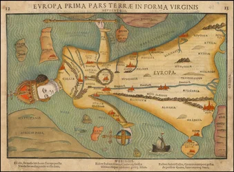 Carte anthropomorphique de l